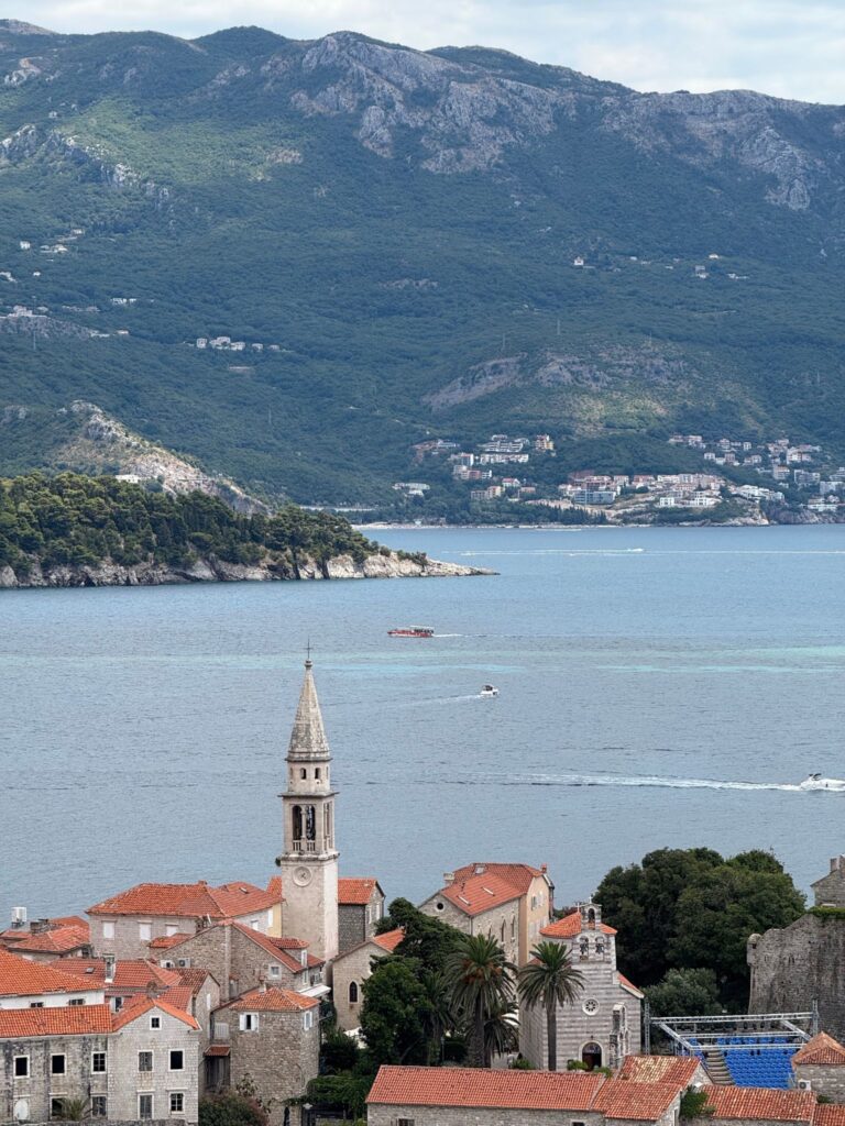 Top down view of Budva