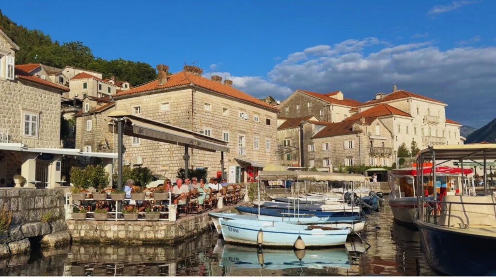 View of Perast Old Town